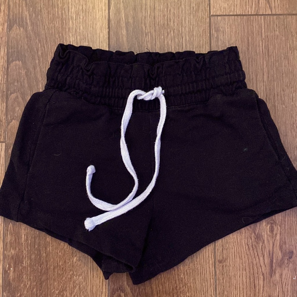 NOBO high rise black drawstring shorts. size XS(1)